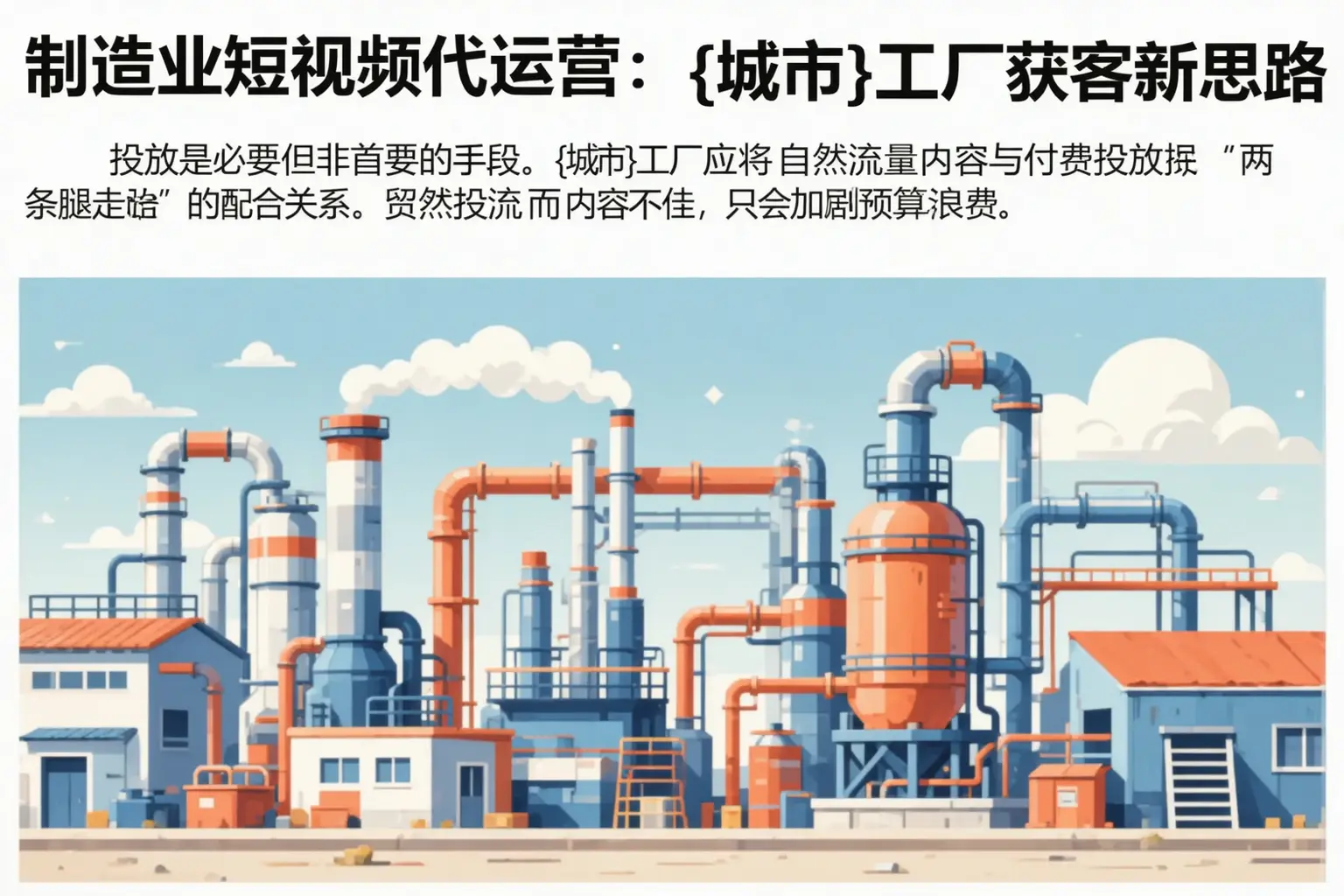 制造业短视频代运营:临桂工厂获客新思路